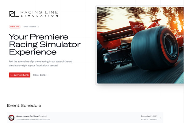 Racing Line Simulation screenshot